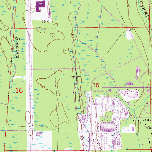 Topographic Map of Fort Diego (historical), FL