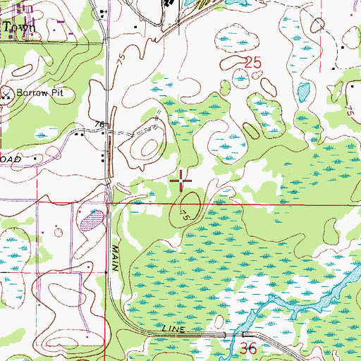 Topographic Map of Fort Dade (historical), FL