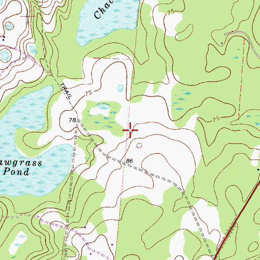 Topographic Map of Alackaway Tolofa (historical), FL