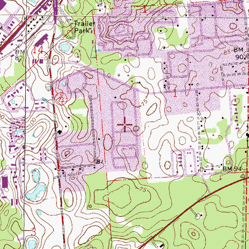 Topographic Map of Alachua II (historical), FL
