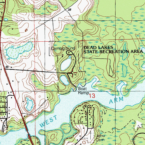 Topographic Map of State Fish Hatchery (historical), FL