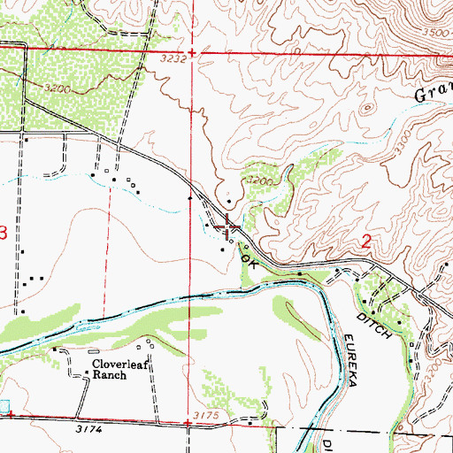 Topographic Map of Grandpa Wash, AZ
