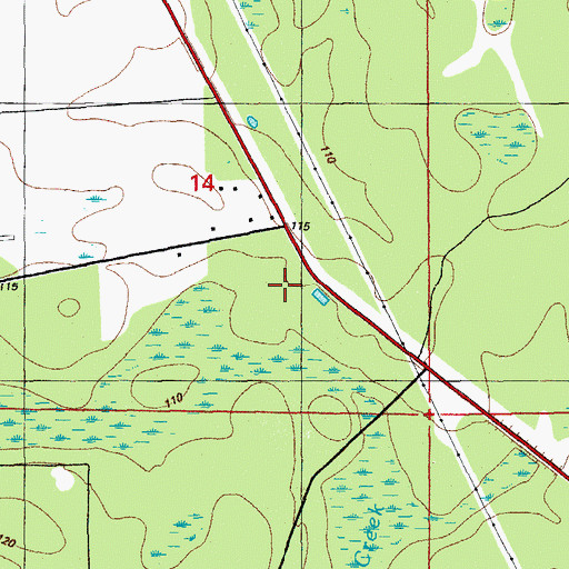 Topographic Map of Leonards (historical), FL