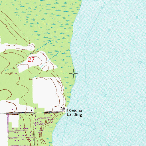 Topographic Map of Shell Hill Point, FL