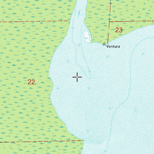 Topographic Map of Willow Cove, FL