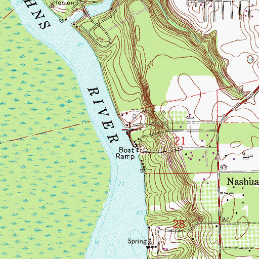 Topographic Map of Grand View Grove, FL