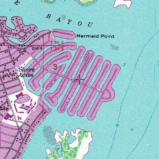 Topographic Map of Venetian Isles, FL