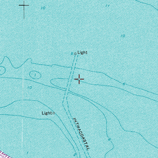 Topographic Map of The Bulkhead, FL