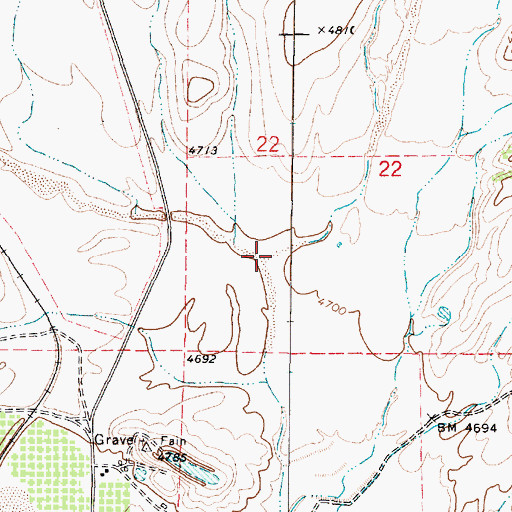 Topographic Map of Grapevine Gulch, AZ