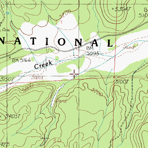 Topographic Map of Graver Wash, AZ