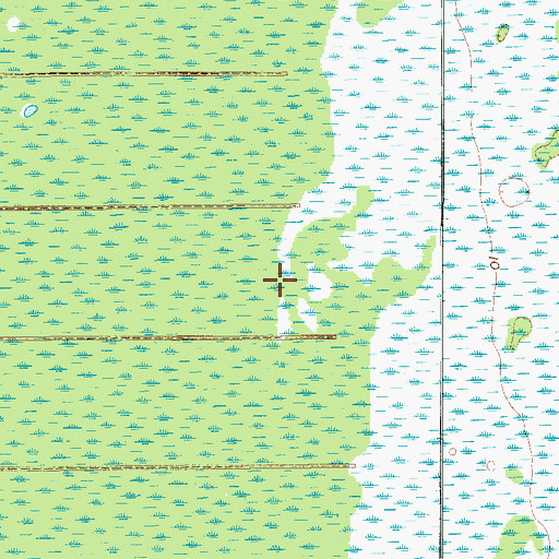 Topographic Map of Collier County, FL