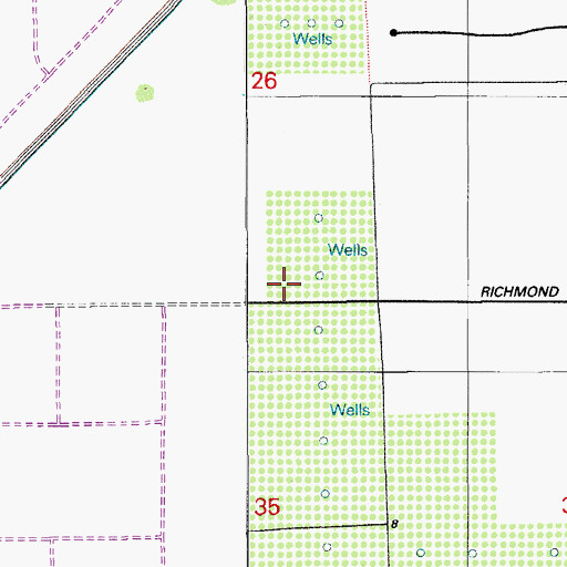 Topographic Map of Miami-Dade County, FL