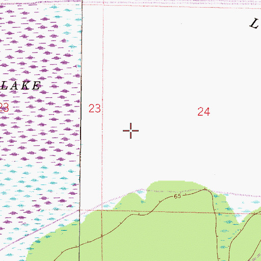 Topographic Map of U F Plaza, FL