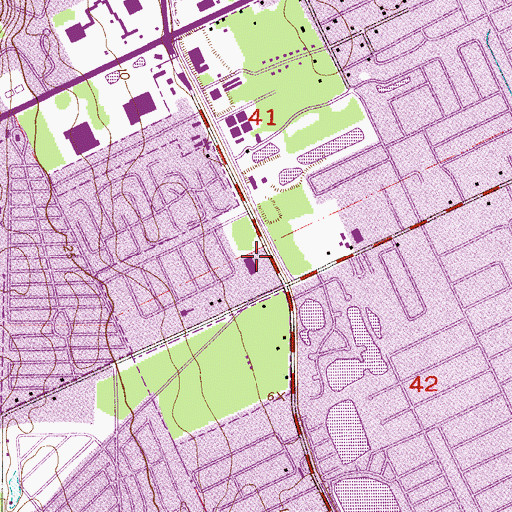 Topographic Map of Park Place Plaza, FL