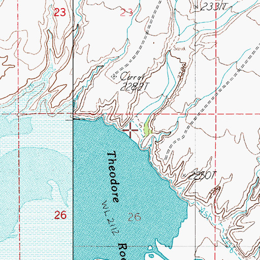 Topographic Map of Griffin Wash, AZ
