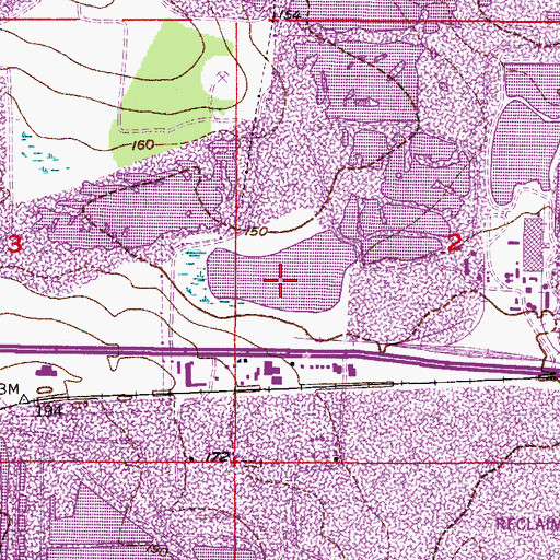 Topographic Map of Golden Gate Shopping Center, FL