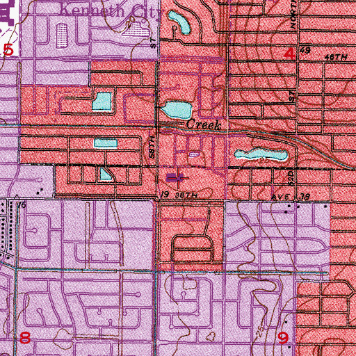 Topographic Map of Colony Shopping Center, FL
