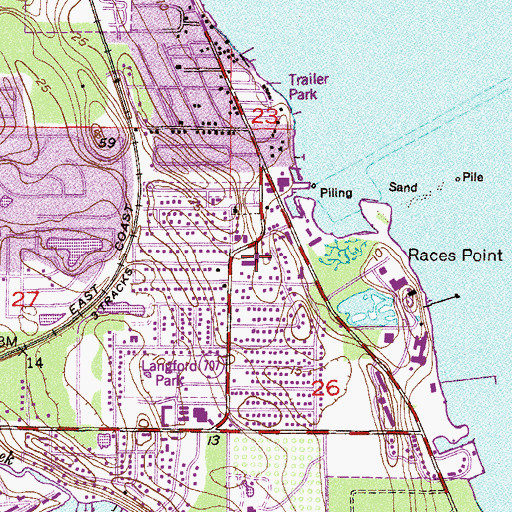 Topographic Map of The Savannahs Shopping Plaza, FL