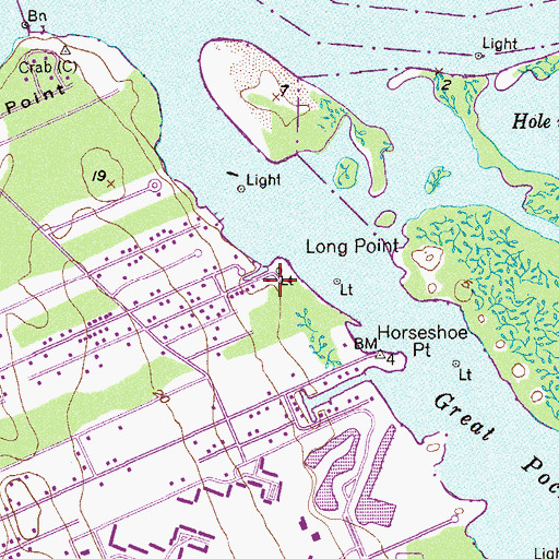 Topographic Map of Harbour Bay Plaza, FL