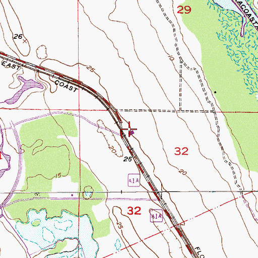 Topographic Map of Mayfair Plaza, FL