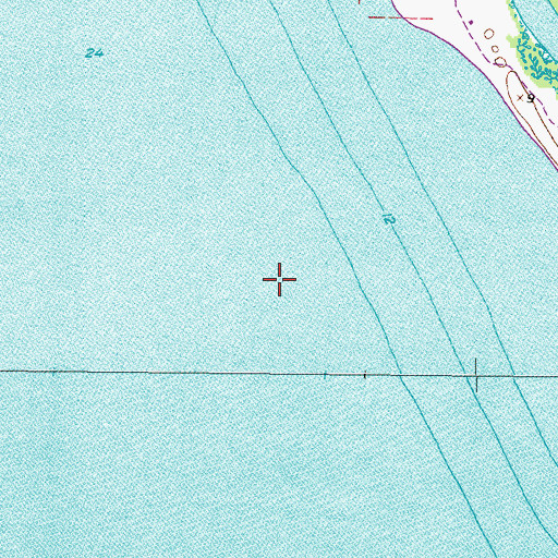 Topographic Map of Palm Plaza, FL