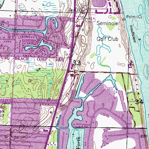 Topographic Map of Northshore Plaza, FL