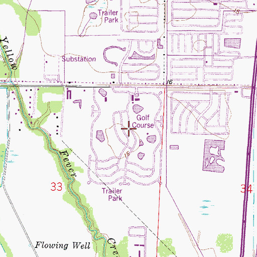 Topographic Map of Tropic Isles Shopping Center, FL