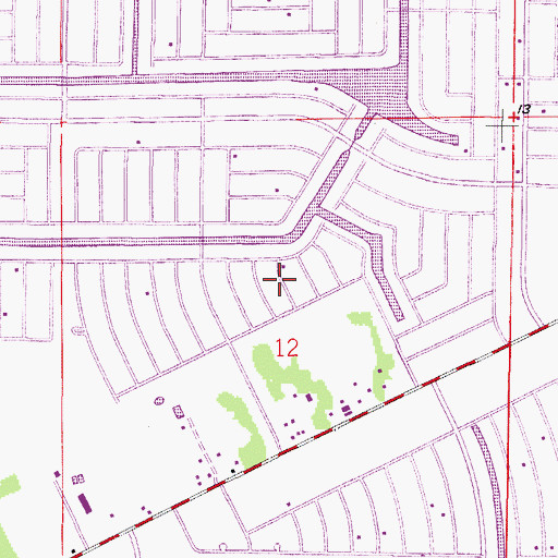 Topographic Map of Bayshore Shopping Center, FL