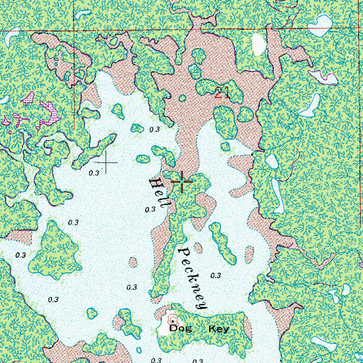 Topographic Map of Villa Santini Plaza, FL