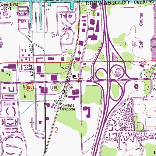 Topographic Map of Century Plaza, FL