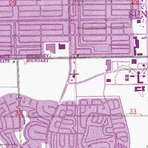 Topographic Map of Community Plaza, FL