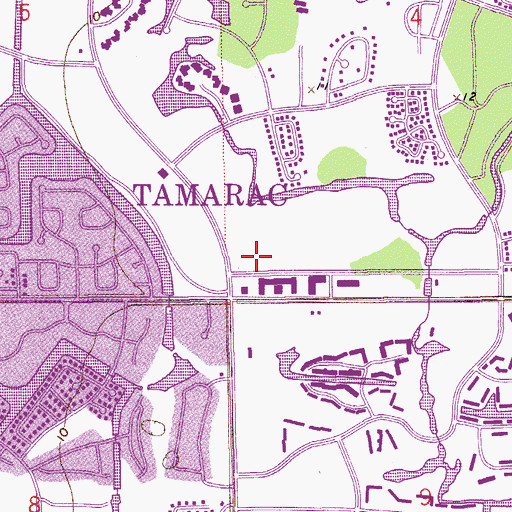 Topographic Map of Sheppard Plaza, FL