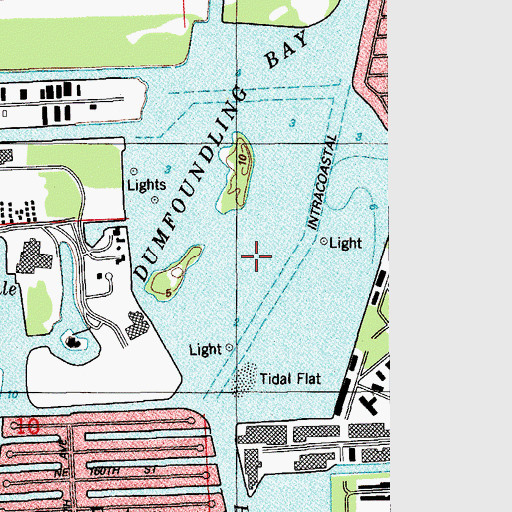 Topographic Map of Causeway Plaza, FL