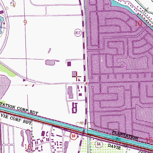 Topographic Map of Home Center, FL