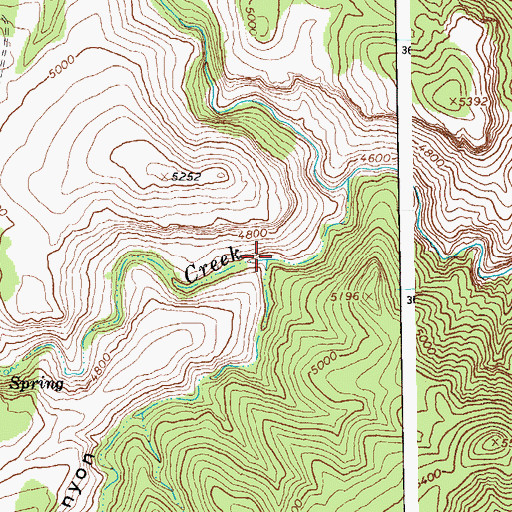 Topographic Map of H L Canyon, AZ