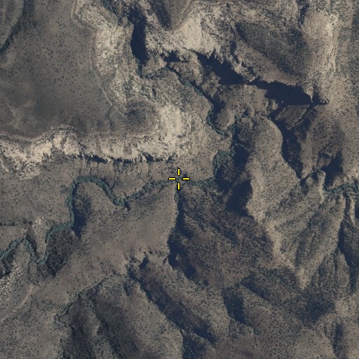 Aerial/Satellite Image of H L Canyon, AZ