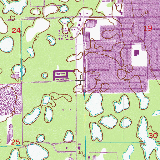 Topographic Map of Northgate Shopping Center, FL