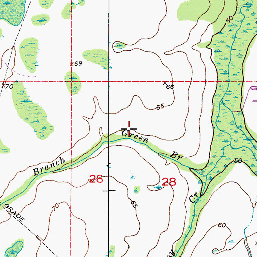 Topographic Map of Heart of Florida Centre, FL