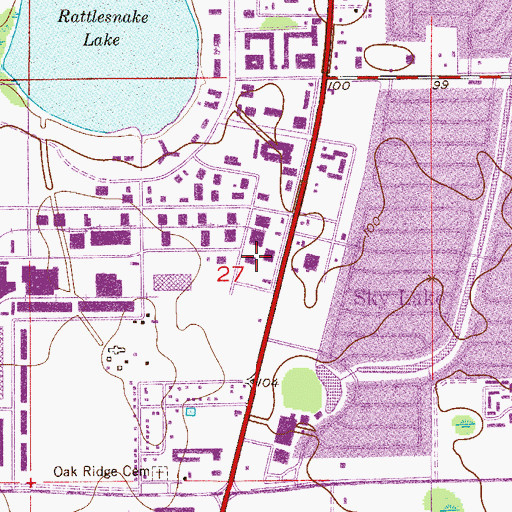 Topographic Map of Quality Outlet Center, FL