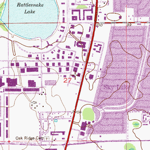 Topographic Map of Quality Outlet Center, FL