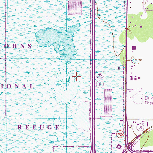 Topographic Map of Pirtle Plaza, FL