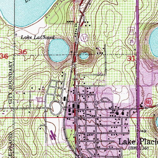 Topographic Map of Citrus Plaza, FL