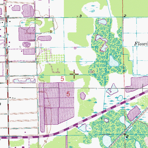 Topographic Map of College Center Plaza, FL