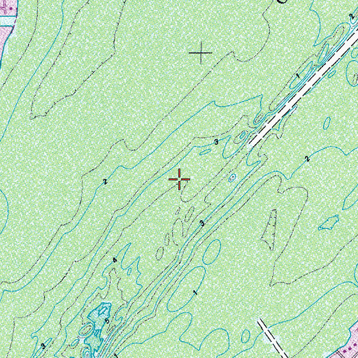 Topographic Map of Cypress Towne Center, FL
