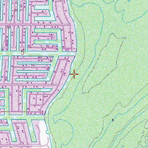 Topographic Map of Pewett Center, FL