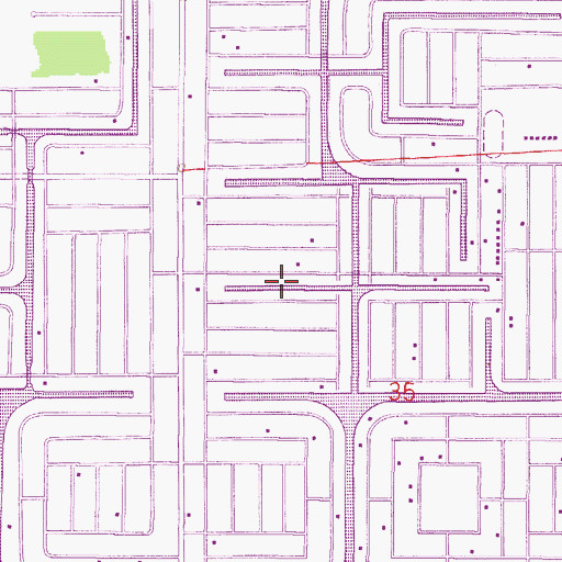 Topographic Map of Boulevard Plaza, FL