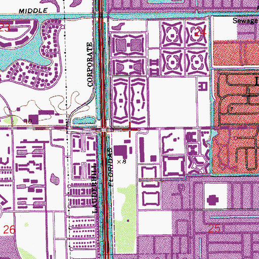 Topographic Map of Inverness Plaza, FL
