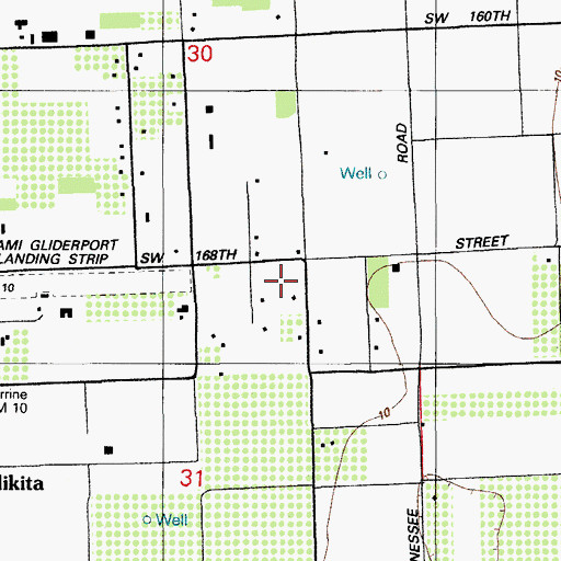 Topographic Map of Quail Roost Plaza, FL