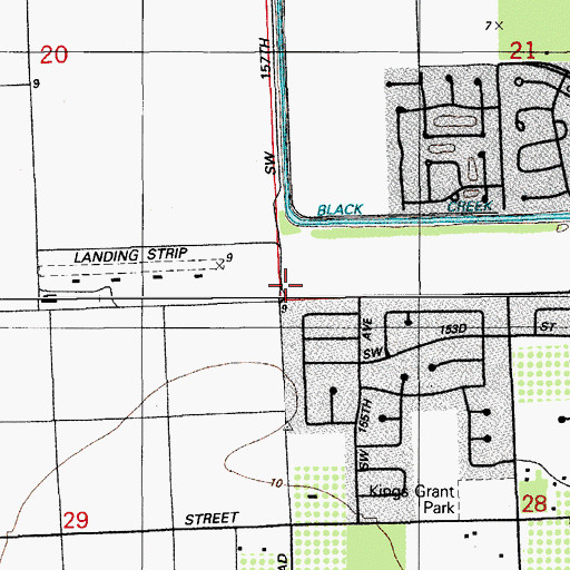 Topographic Map of United States 1 Allapattah Shopping Center, FL