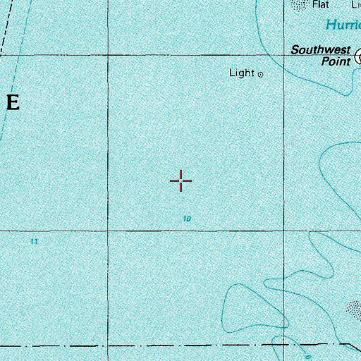 Topographic Map of Key Biscayne Shopping Center, FL
